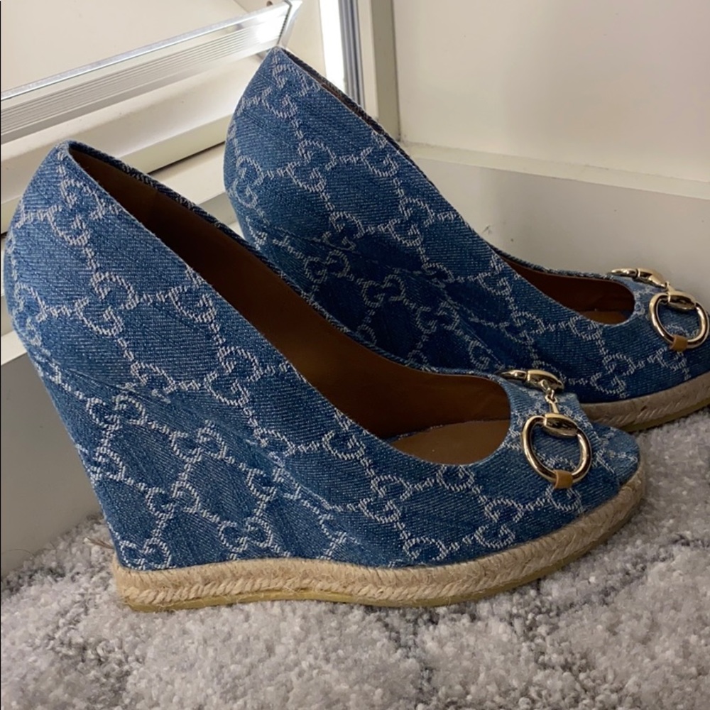 Gucci Denim Espadrille